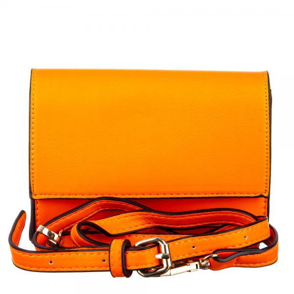 Γυναικεία τσάντα Firika πορτοκάλι νέον, 2 - Kalapod.gr